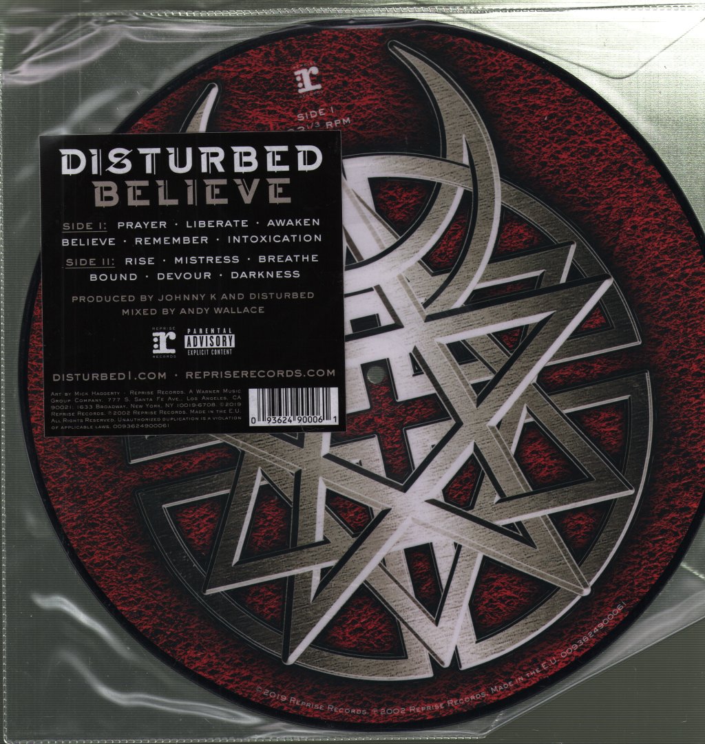 Disturbed - Believe - Lp
