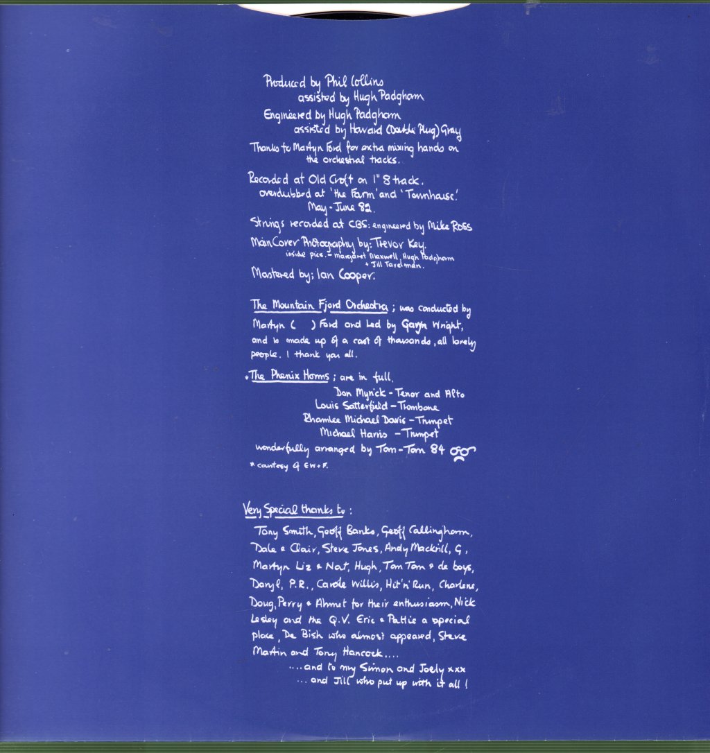 Phil Collins - Hello I Must Be Going - Lp