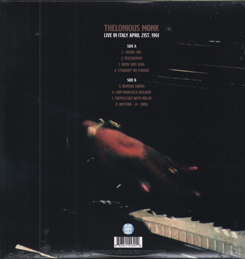 Thelonious Monk - Live In Italy April 21st, 1961 - Lp
