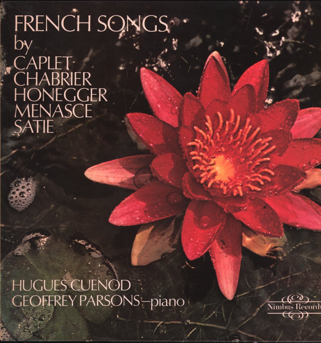Hugues Cuenod / Geoffrey Parsons - French Songs - Lp