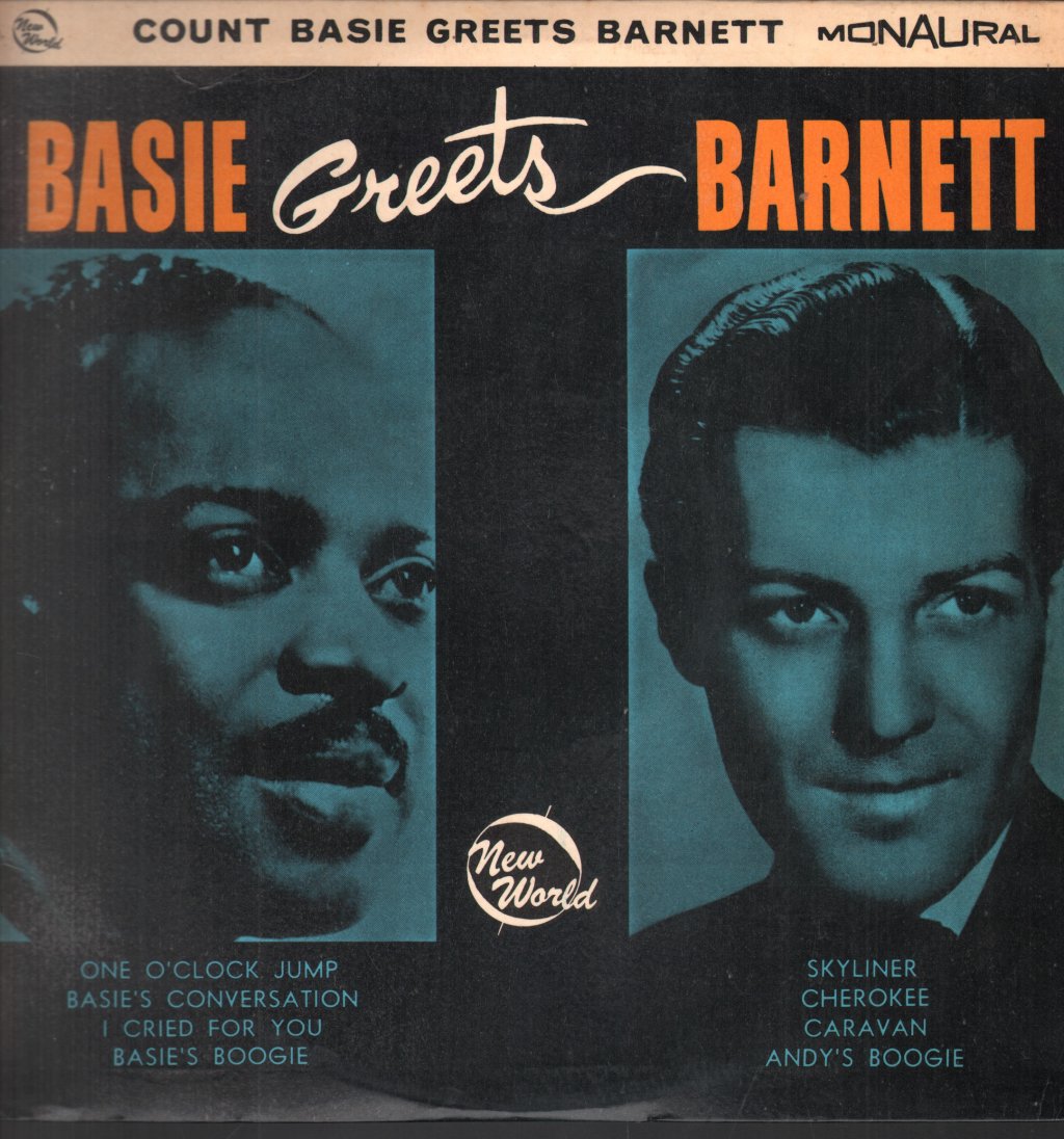 Count Basie and Charlie Barnet - Basie Greets Barnett - Lp
