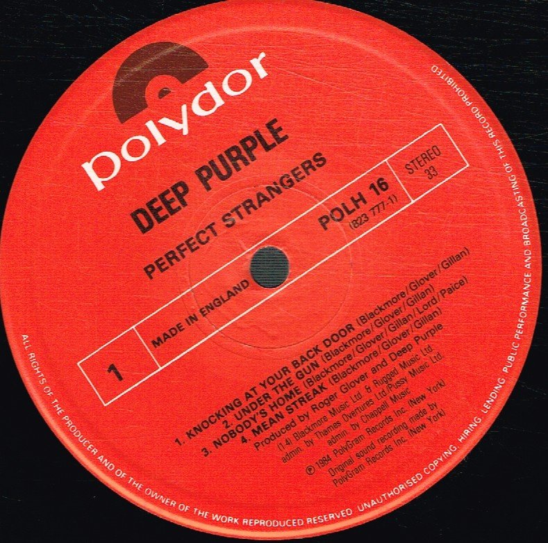 Deep Purple - Perfect Strangers - Lp