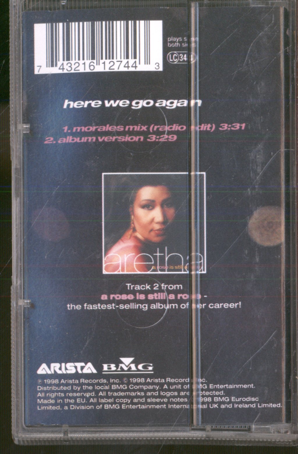 Aretha Franklin - Here We Go Again - Cassette