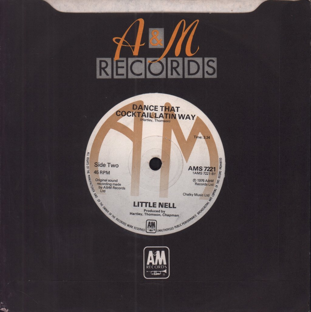 Little Nell - See You Round Like A Record - 7 Inch