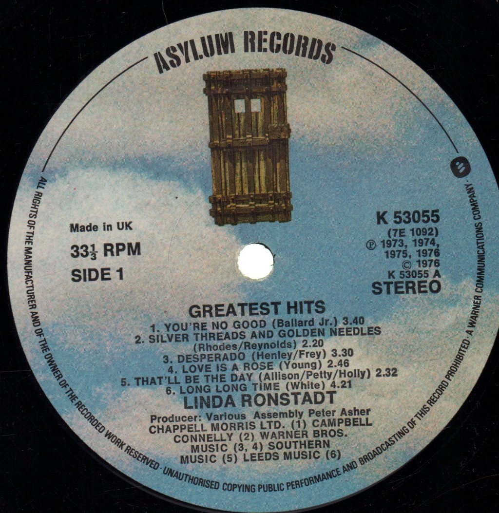 Linda Ronstadt - Greatest Hits - Lp