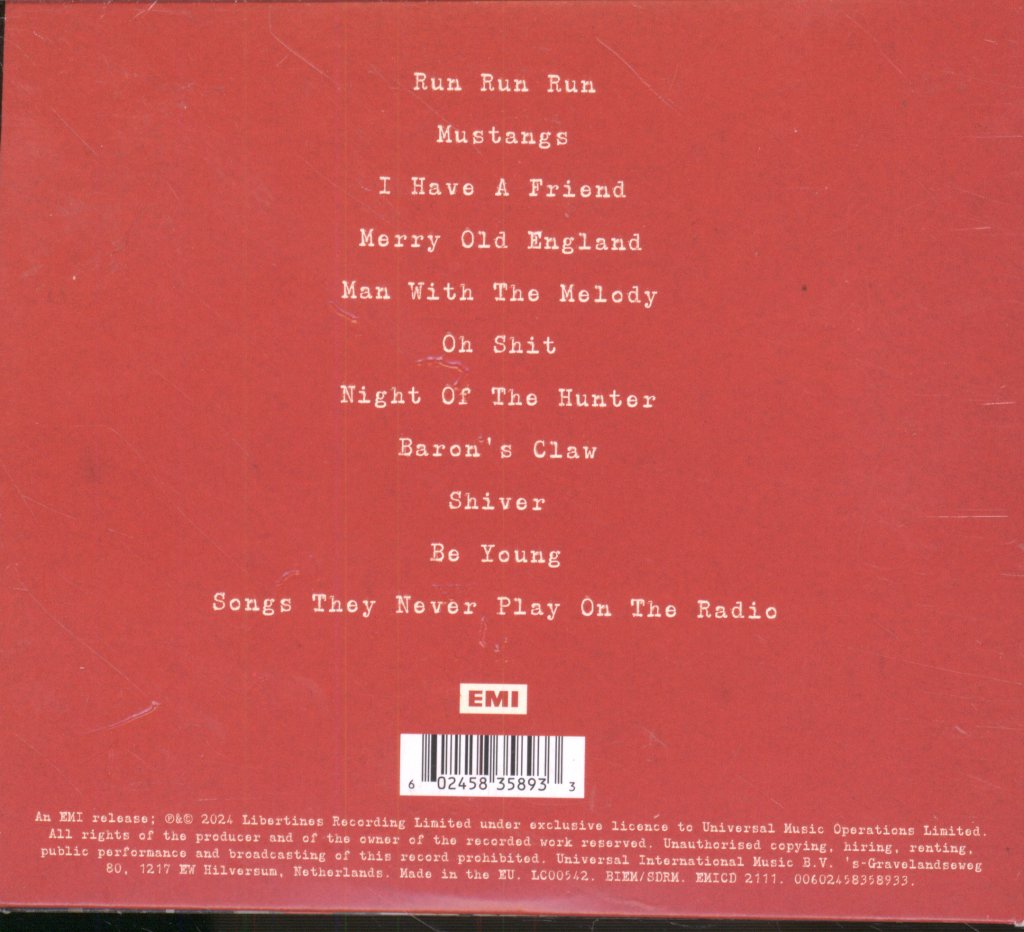 Libertines - All Quiet On The Eastern Esplanade - Cd