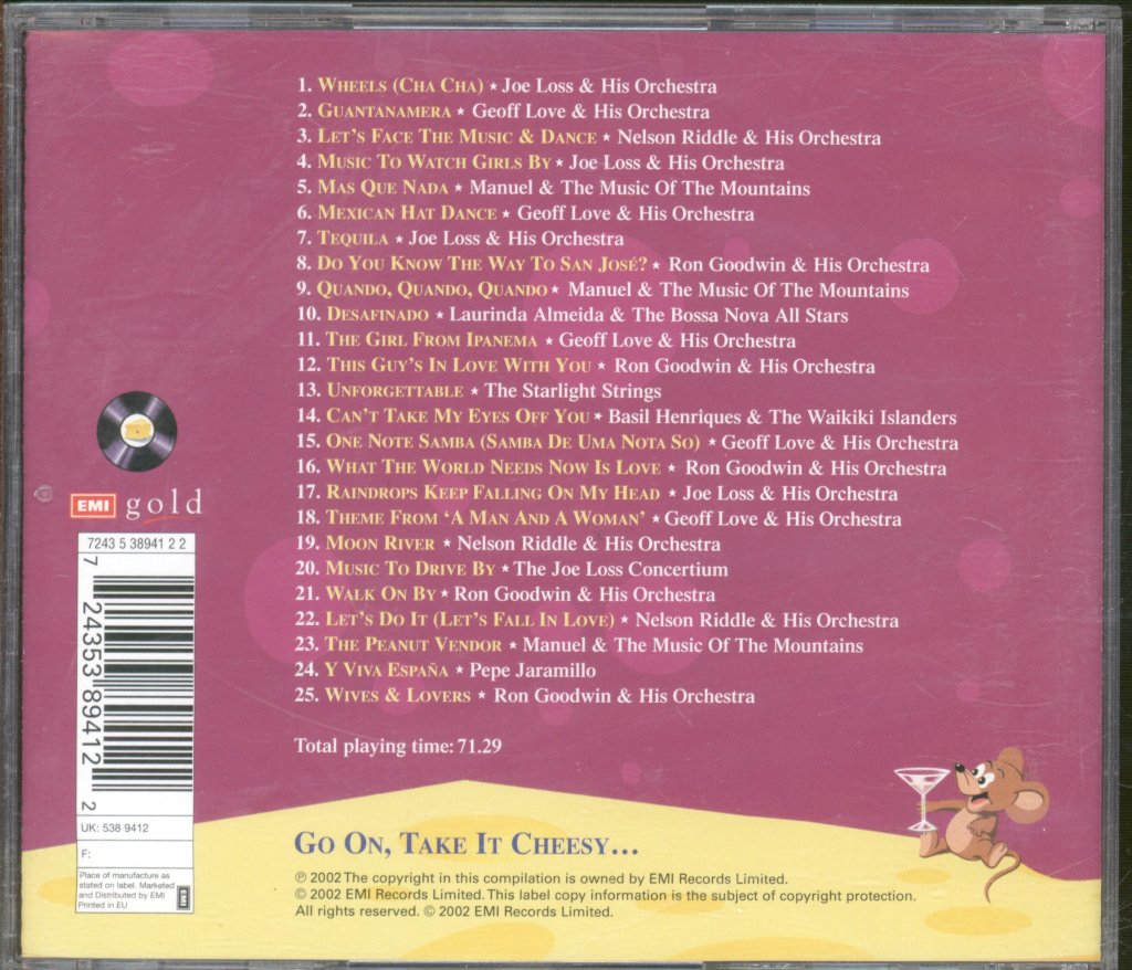 Various Artists - Cheesy Listening Album - Cd