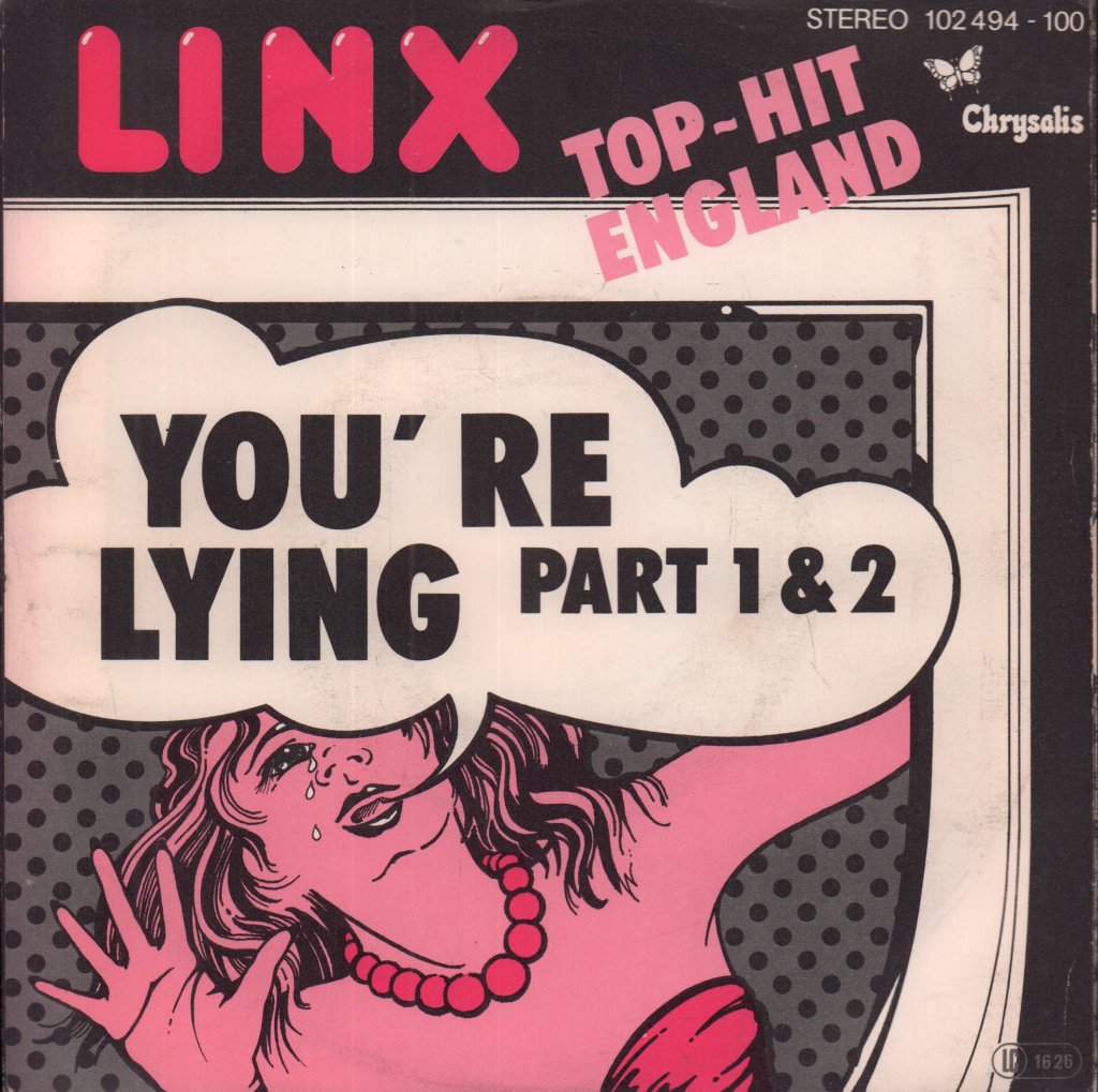 Linx - You're Lying - 7 Inch