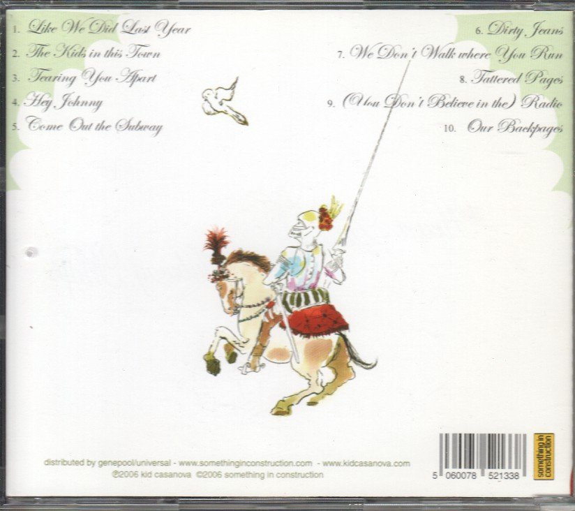 Kid Casanova - Heart Attacks & Subway Maps - Cd
