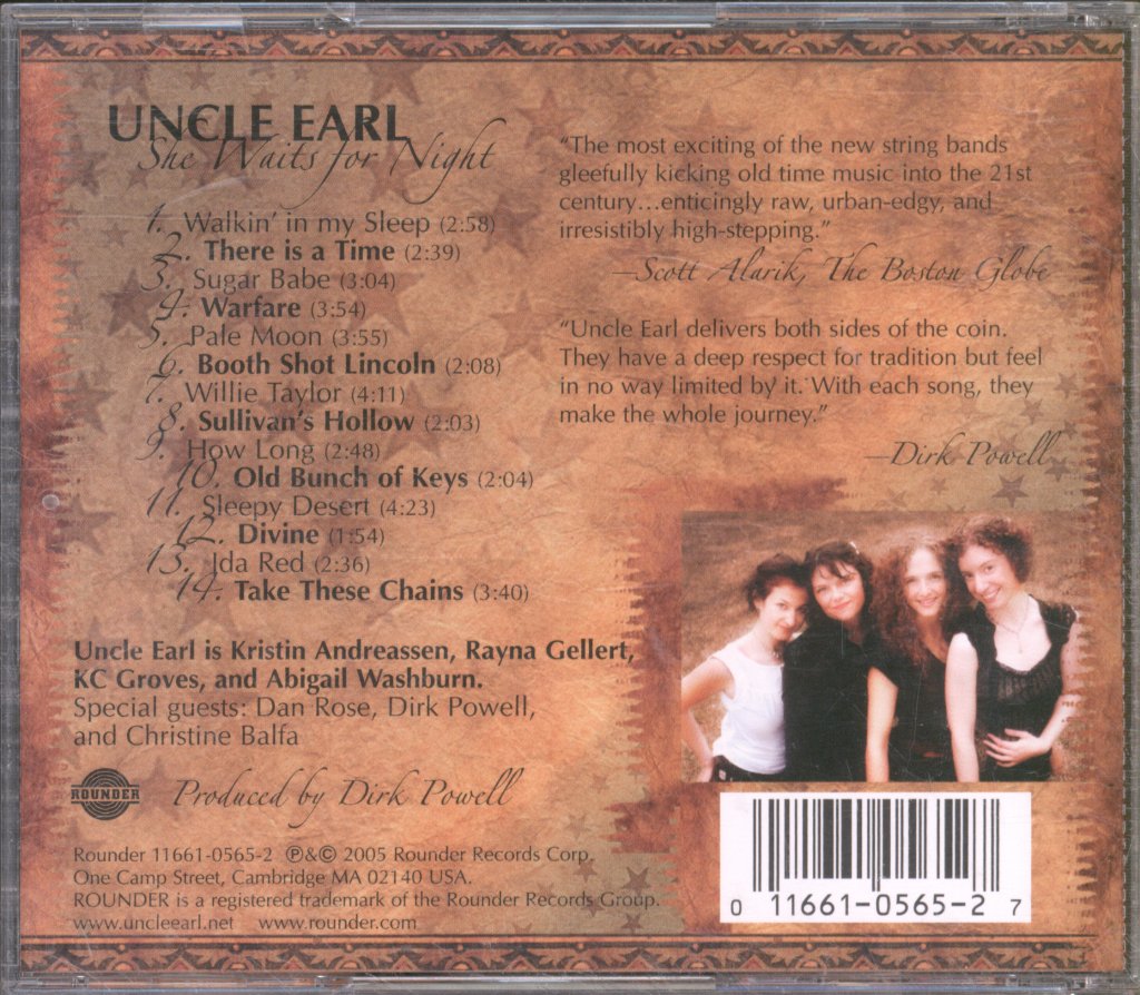 Uncle Earl - She Waits For Night - Cd
