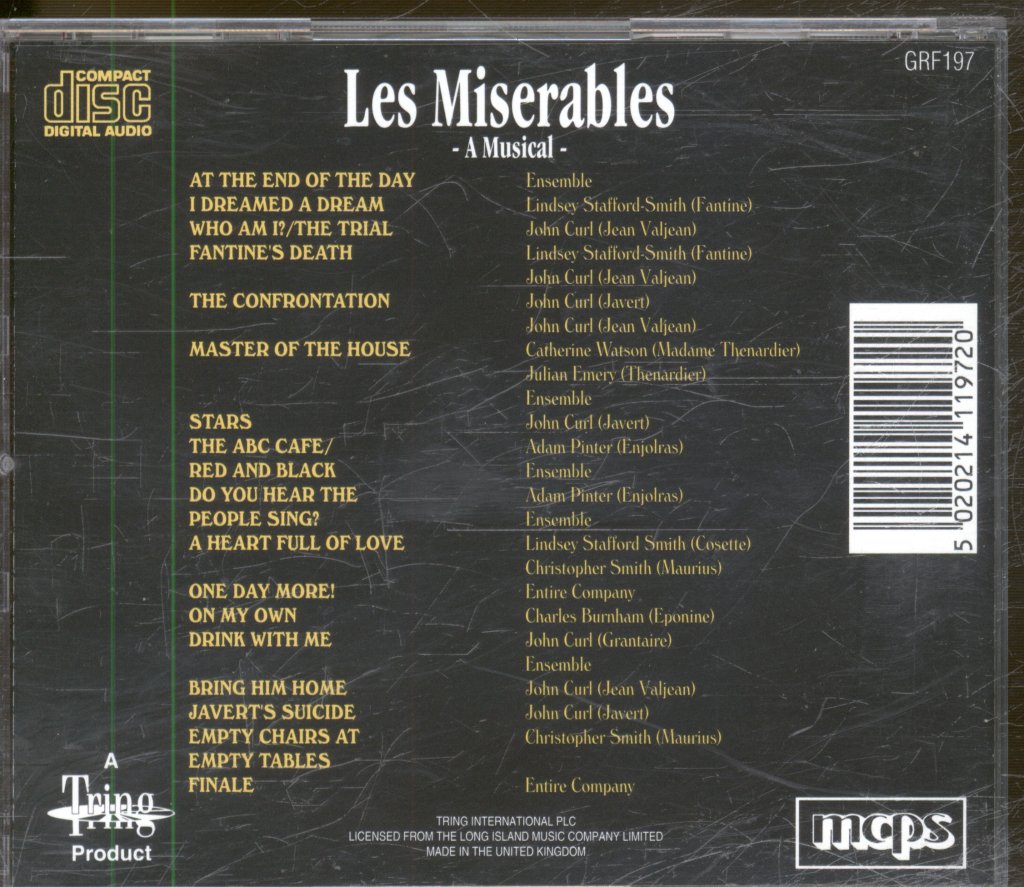 Various Artists - Highlights From Les Miserables - Cd