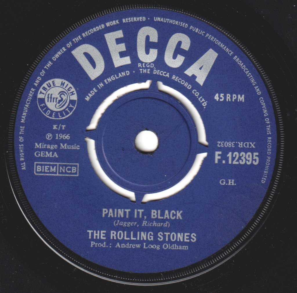 Rolling Stones - Paint It Black - 7 Inch