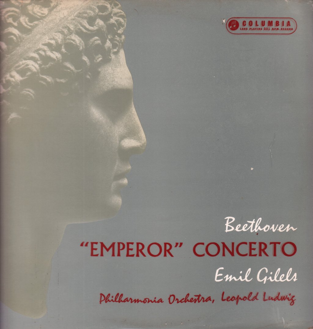 Emil Gilels Philharmonia Orchestra - beethoven Concerto No.5 In E Flat Op.73 Emperor - Lp