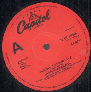 Eddie Henderson - Runnin' To Your Love - 12 Inch