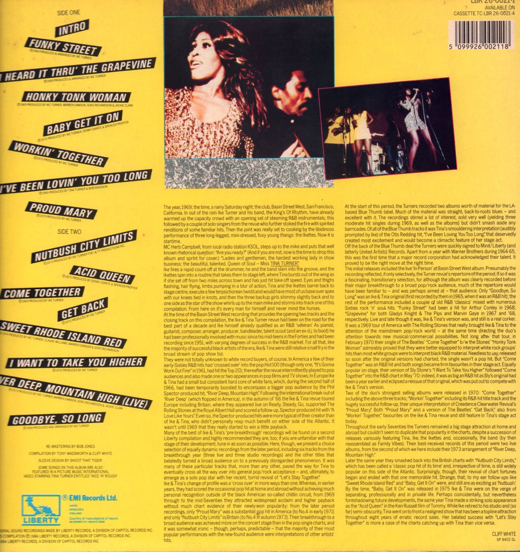 Ike And Tina Turner And The Ikettes - Nice N Rough (The Later Greater Hits Of) - Lp