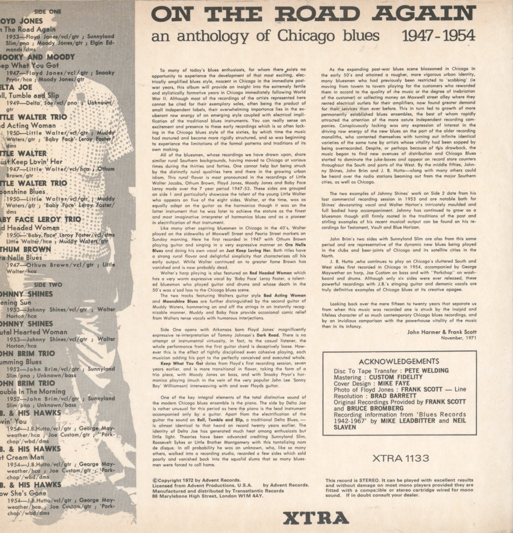 On The Road Again - An Anthology Of Chicago 1947-1954 - Lp