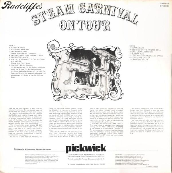 Goff Radcliffe - Radcliffe's Steam Carnival On Tour - Lp