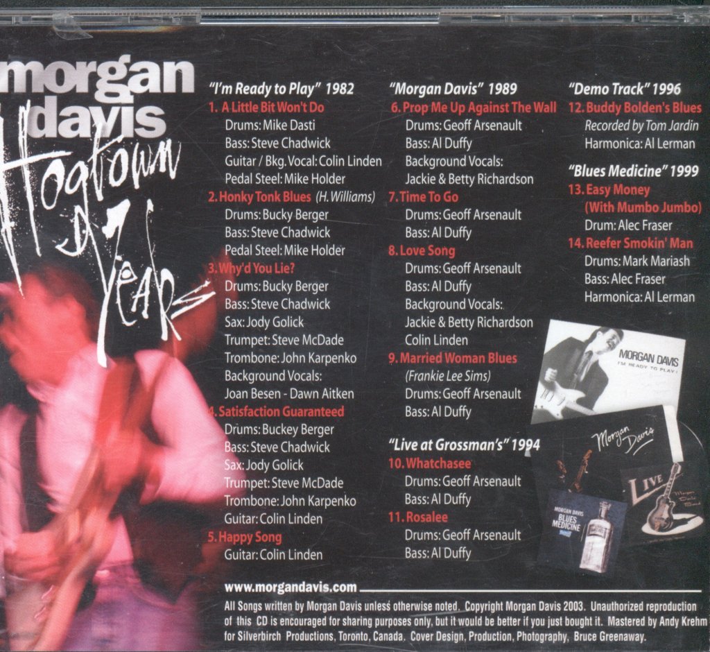 Morgan Davis - Hogtown Years - Cd
