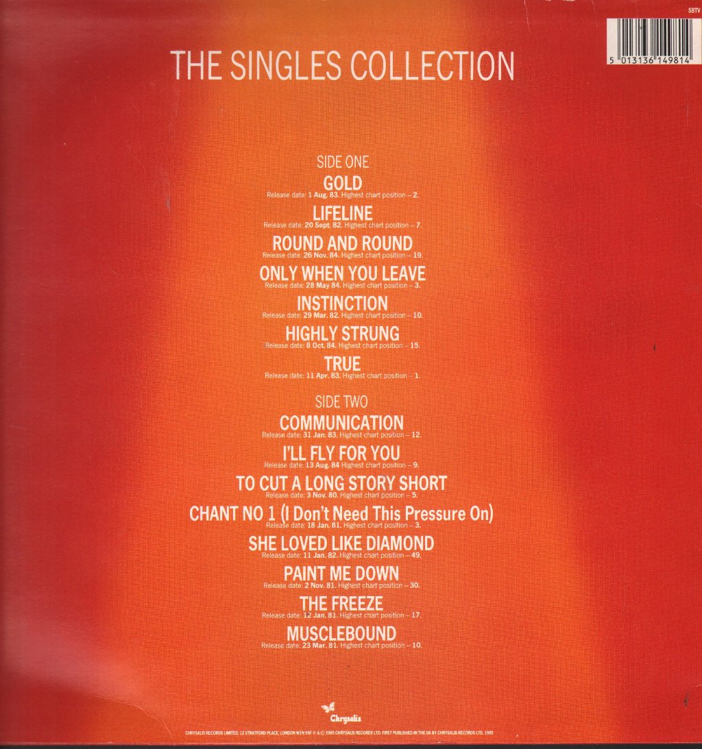 Spandau Ballet - Singles Collection - Lp
