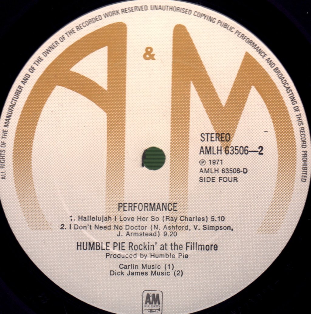 Humble Pie - Performance - Double Lp