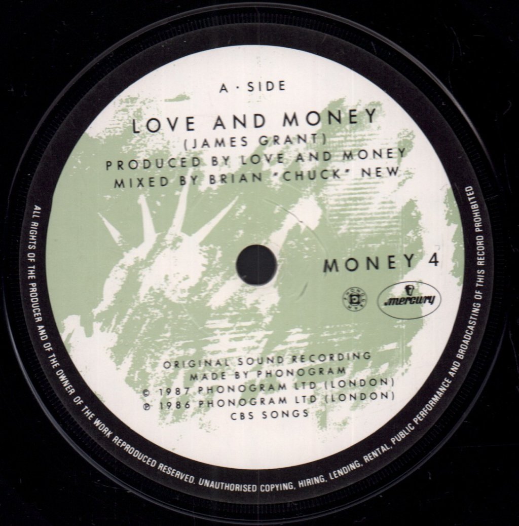 Love And Money - Love And Money - 7 Inch