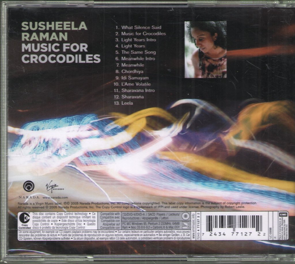 Susheela Raman - Music For Crocodiles - Cd