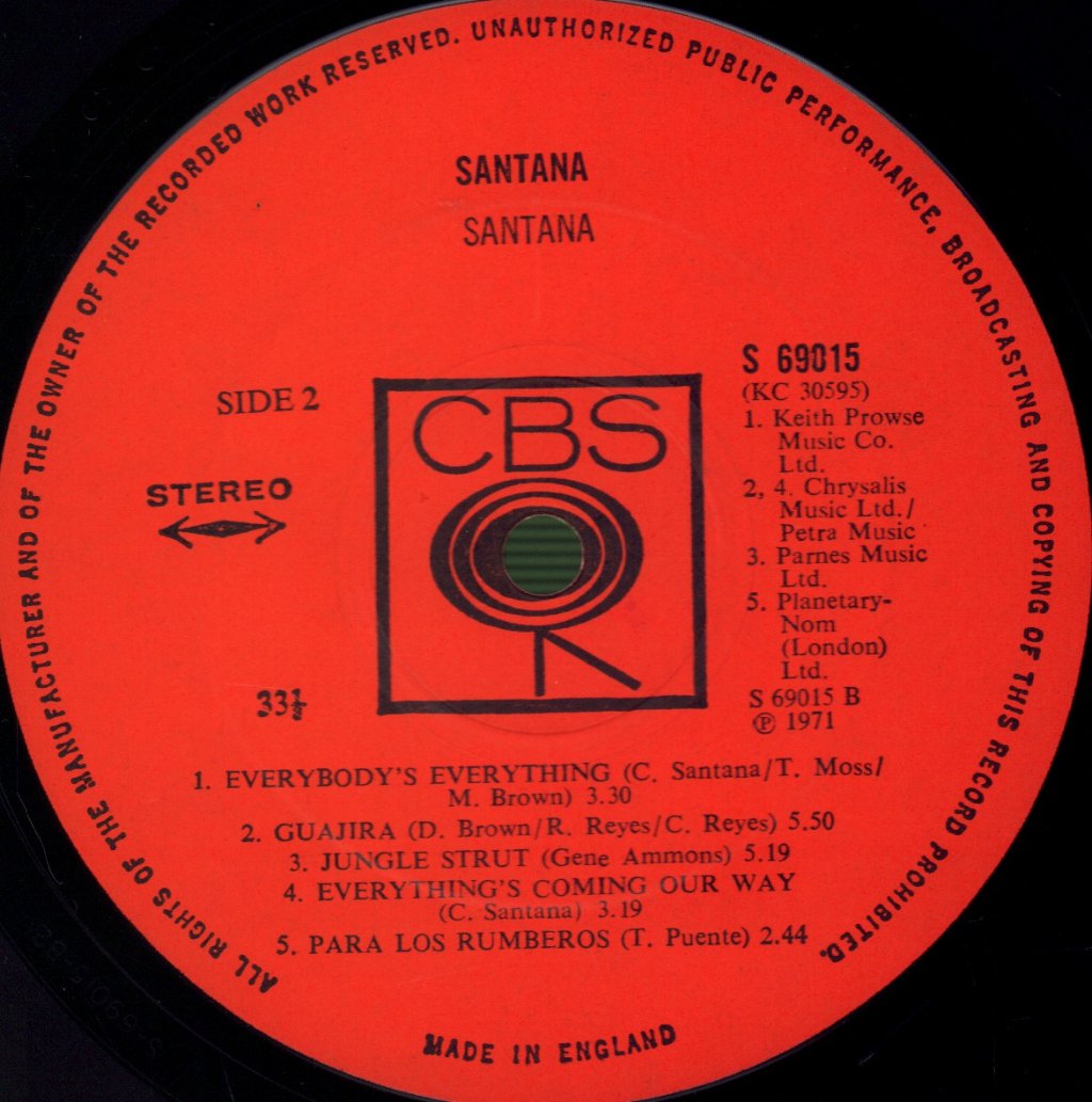 Santana - Santana - Lp