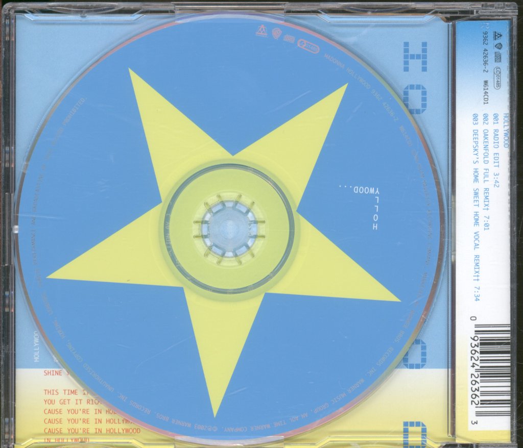 Madonna - Hollywood - Cd