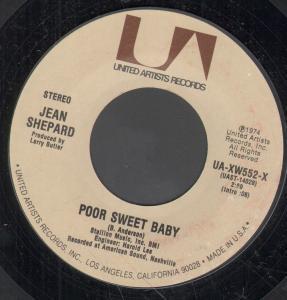 Jean Shepard - Poor Sweet Baby - 7 Inch