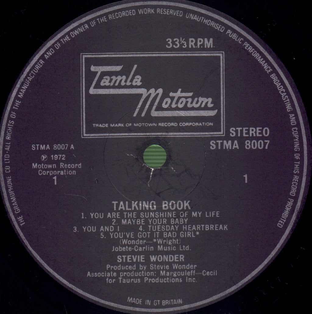 Stevie Wonder - Talking Book - Lp