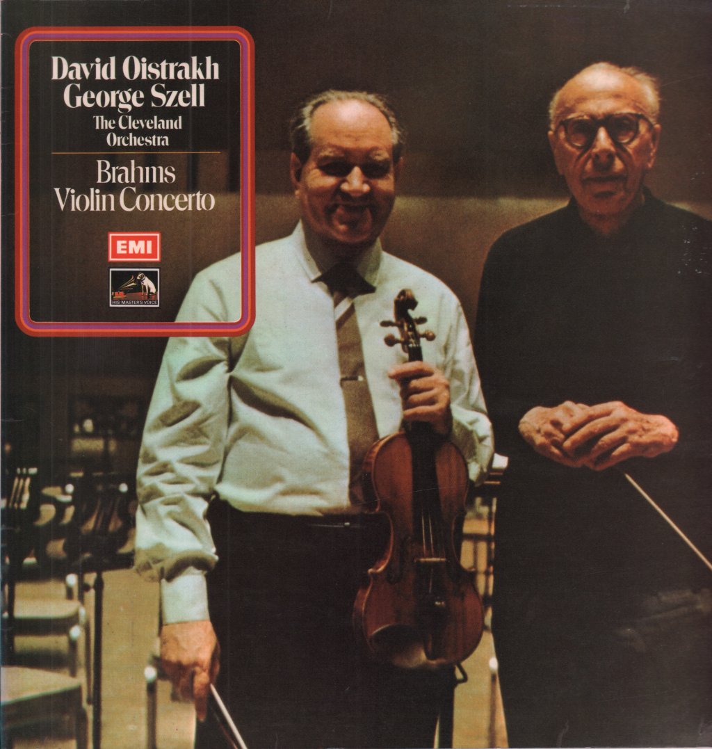 David Oistrakh / George Szell / Cleveland Orchestra - Brahms Violin Concerto - Lp