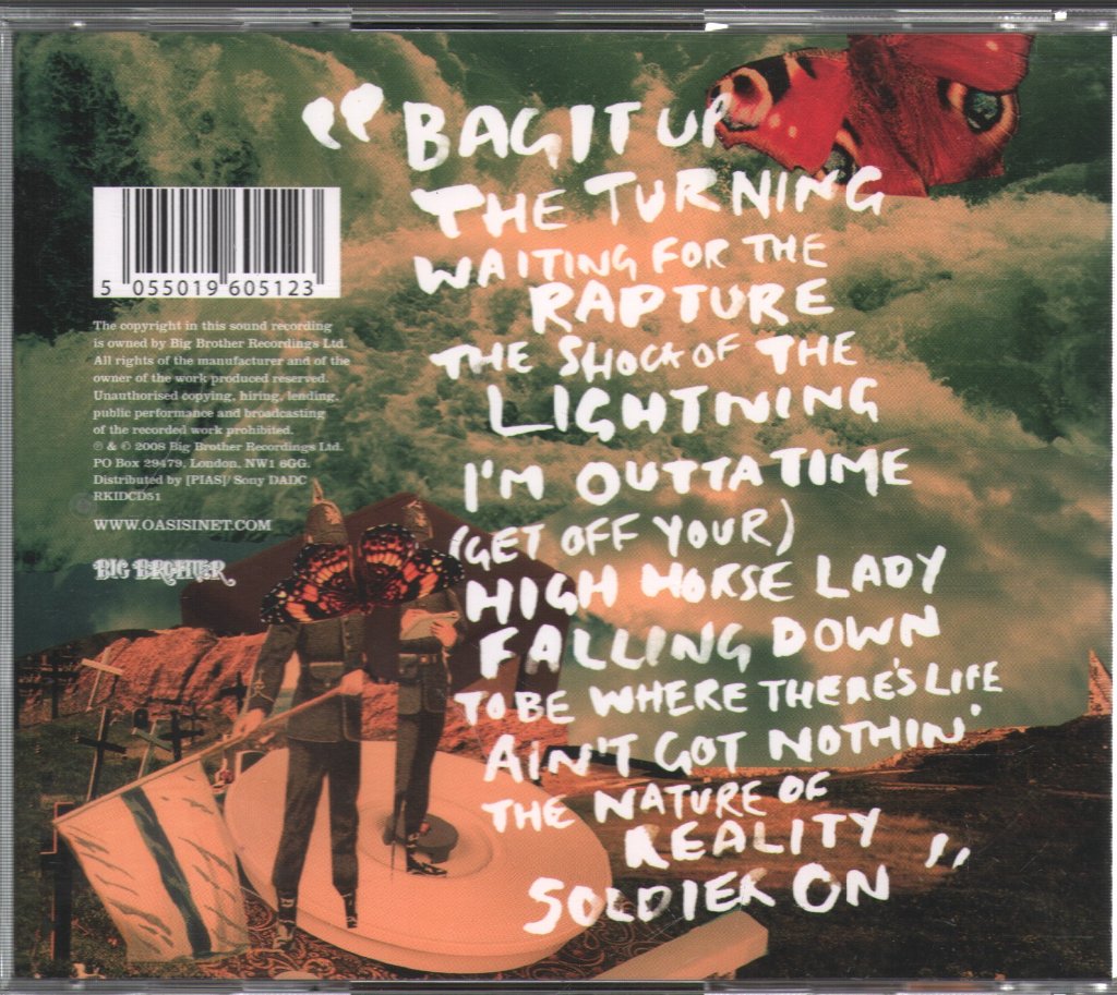 Oasis - Dig Out Your Soul - Cd