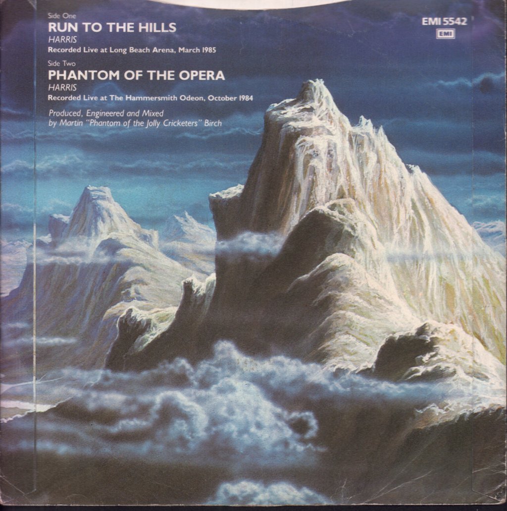 Iron Maiden - Run To The Hills - 7 Inch