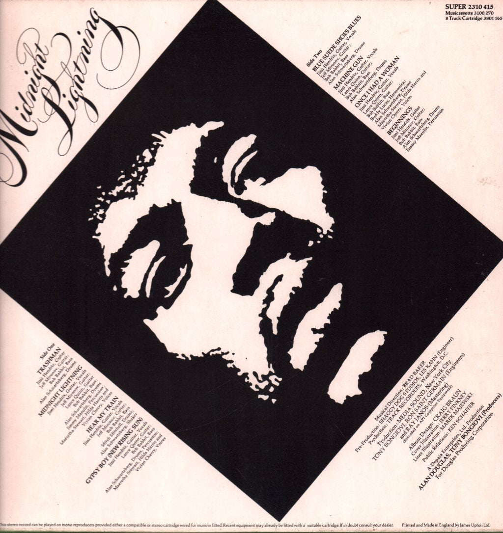 Jimi Hendrix - Midnight Lightning - Lp