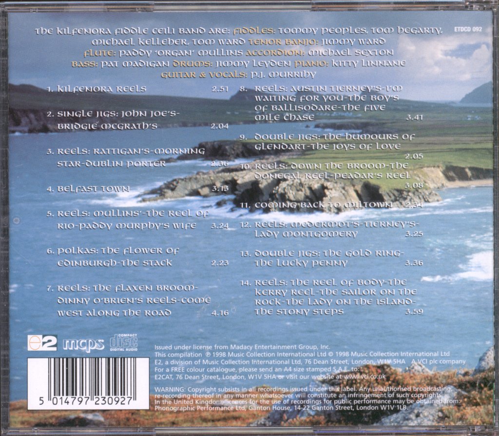 Kilfenora Ceili Band - Traditional Irish Fiddle Music - Cd