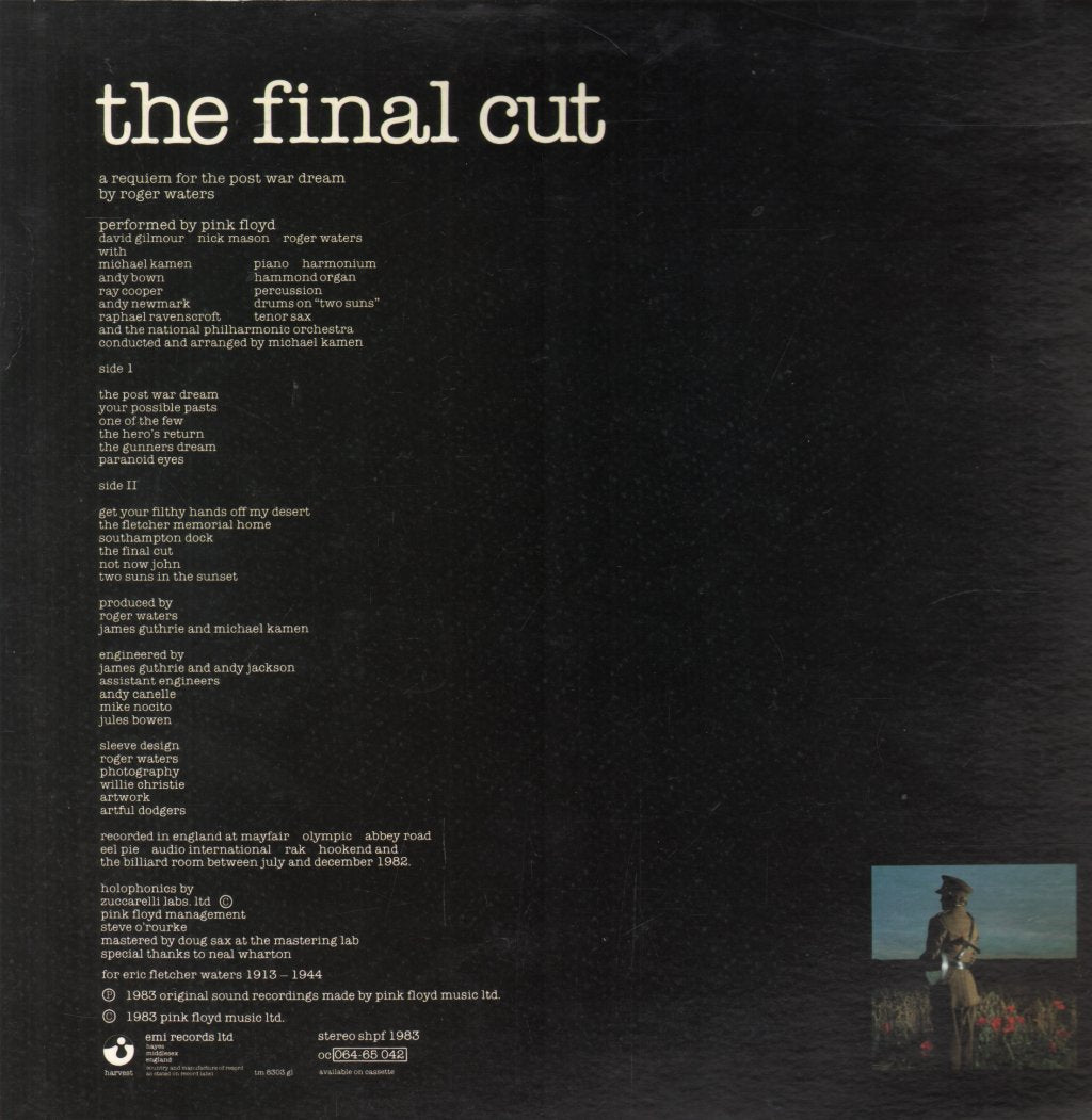 Pink Floyd - Final Cut - Lp