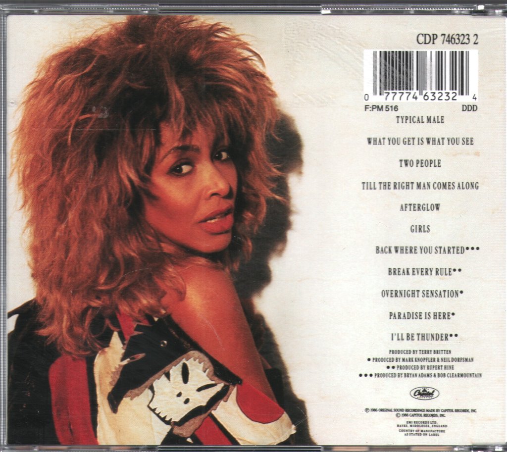 Tina Turner - Break Every Rule - Cd