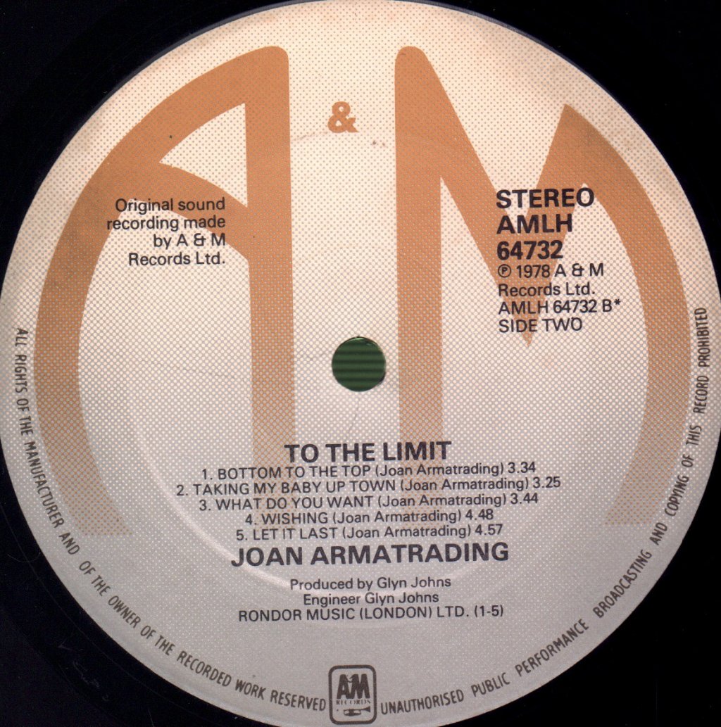 Joan Armatrading - To The Limit - Lp