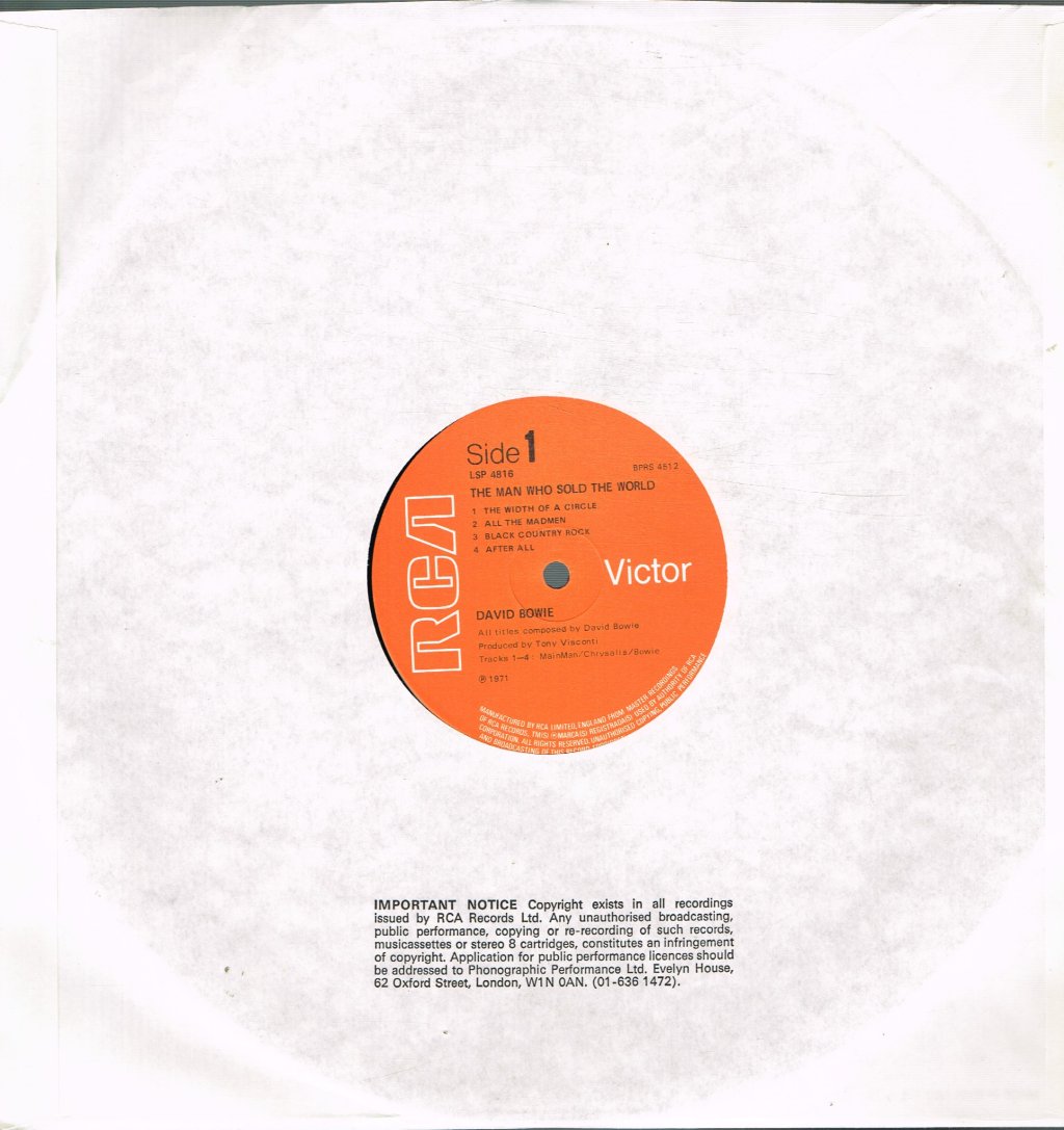 David Bowie - Man Who Sold The World - Lp