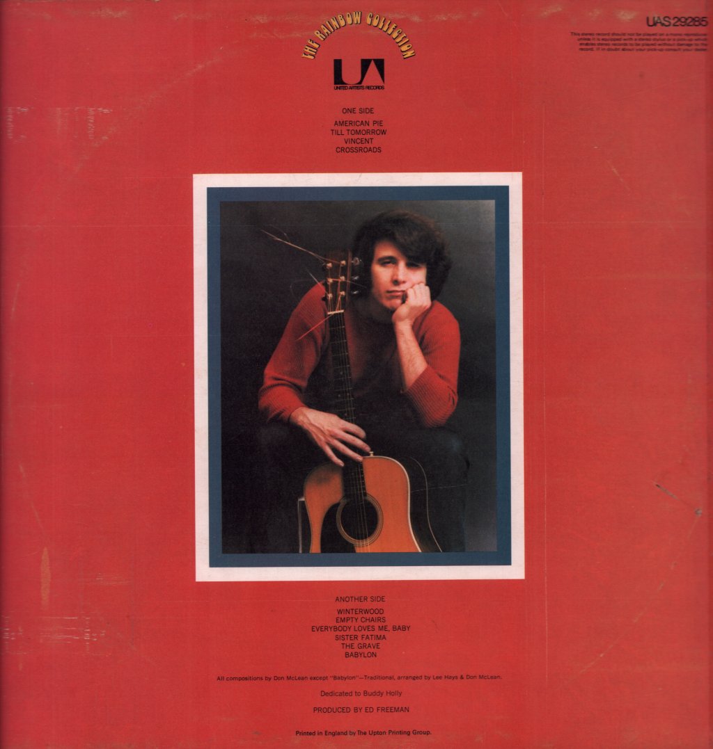 Don McLean - American Pie - Lp