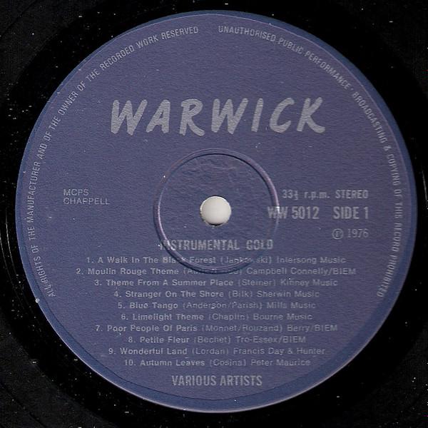 Various Artists - Instrumental Gold - Lp