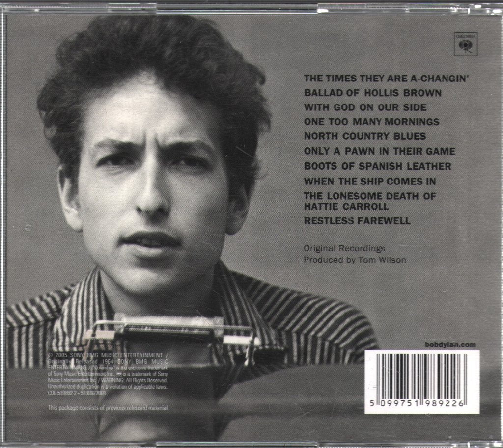Bob Dylan - Times They Are A-Changin' - Cd