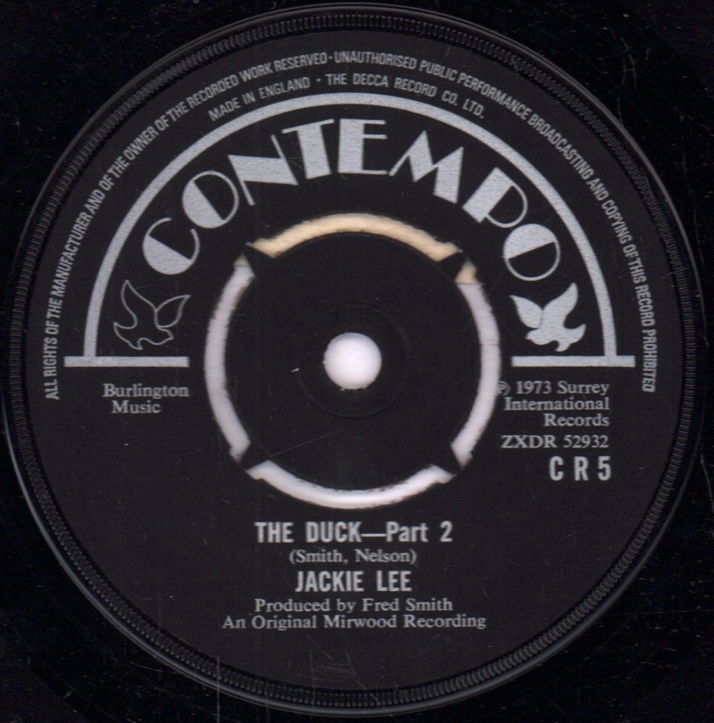 Jackie Lee - Duck - 7 Inch