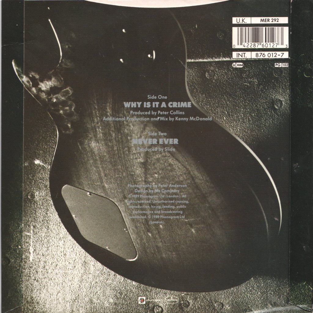 Slide (Rock/Metal Group) - Why Is It A Crime - 7 Inch