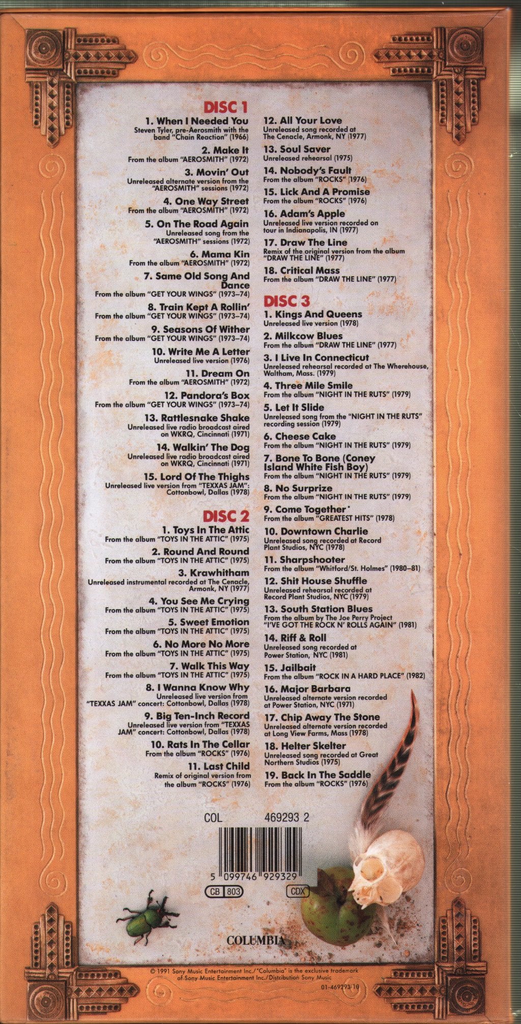 Aerosmith - Pandora's Box - Cd Box Set