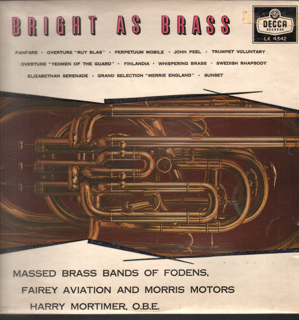 Harry Mortimer - Bright As Brass - Lp
