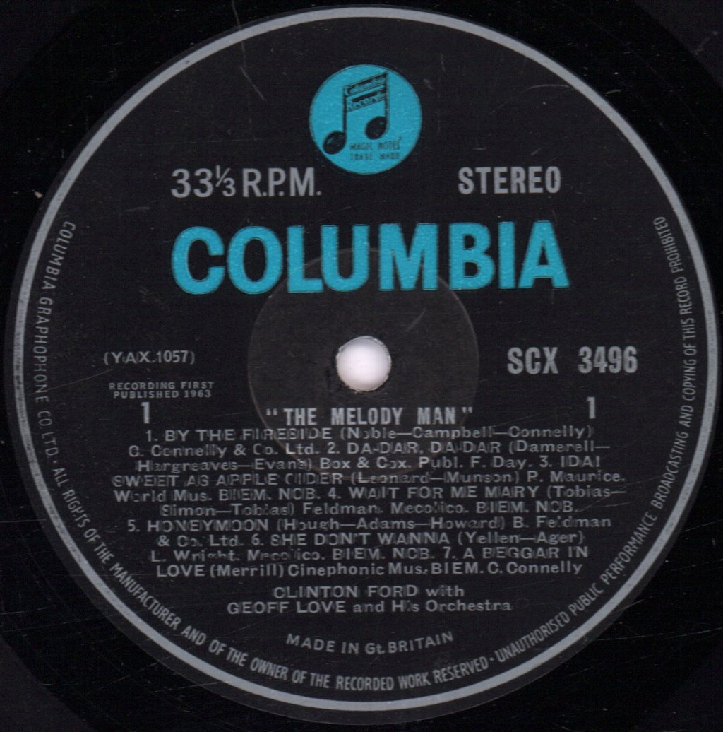 Clinton Ford - Melody Man - Lp
