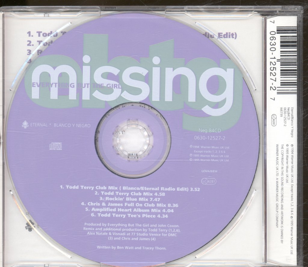Everything But The Girl - Missing - Cd