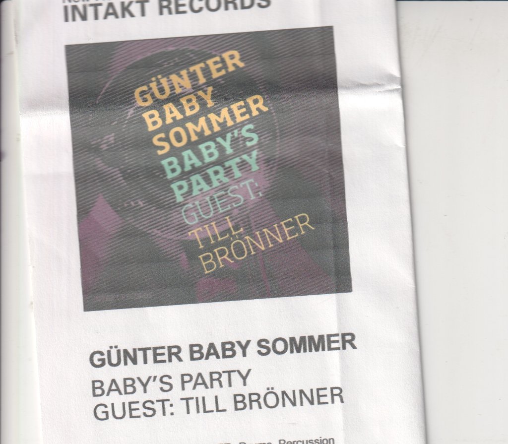 Günter Baby Sommer Guest Till Brönner - Baby's Party - Cd