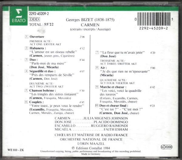 Carmen Soundtrack - Original Soundtrack - Cd